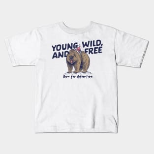 Young, wild, and free Kids T-Shirt